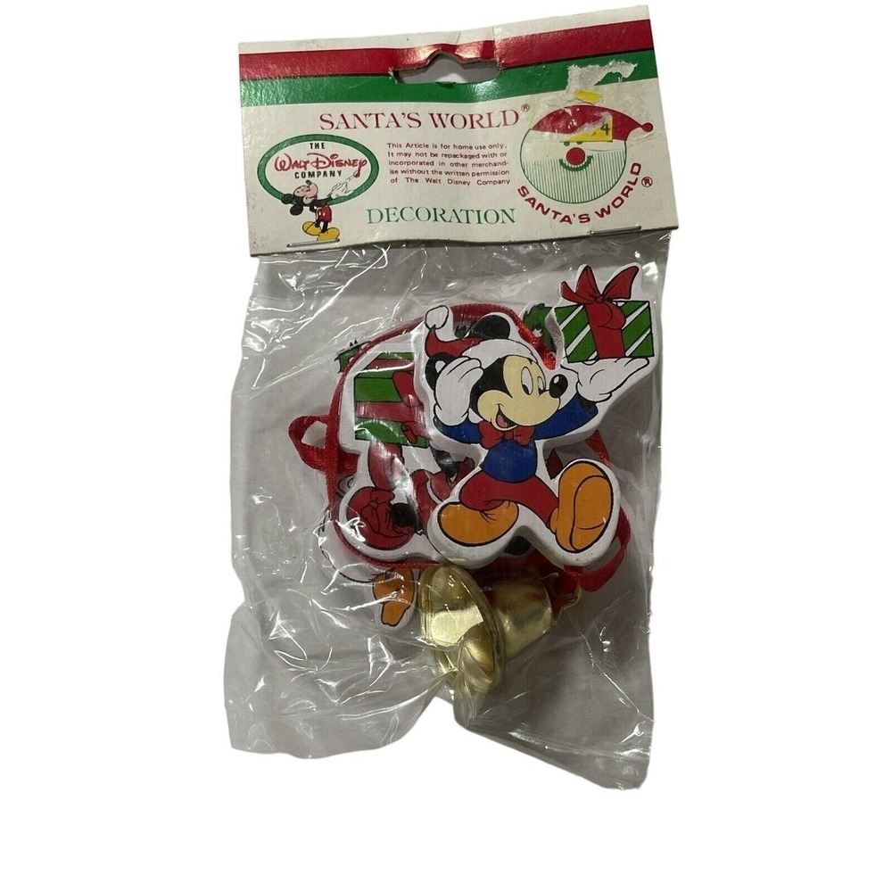 Mickey Mouse Friends Disney‎ Kurt Adler Santas World Character String Ornament